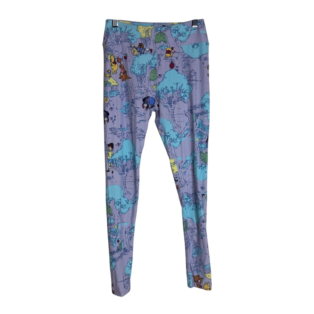LuLaRoe Leggings Women's Disney Winnie the Pooh Hundred Acre Wood One Size